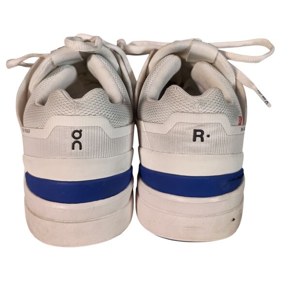 On Cloud Running The Roger Spin Shoes Mens 7 White Blue Tennis CloudTec 40 main image 7